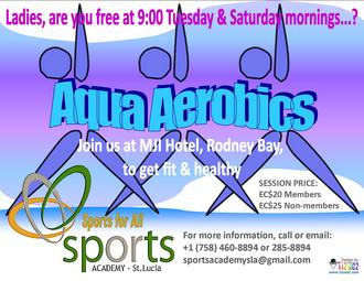 Aqua Aerobics Poster